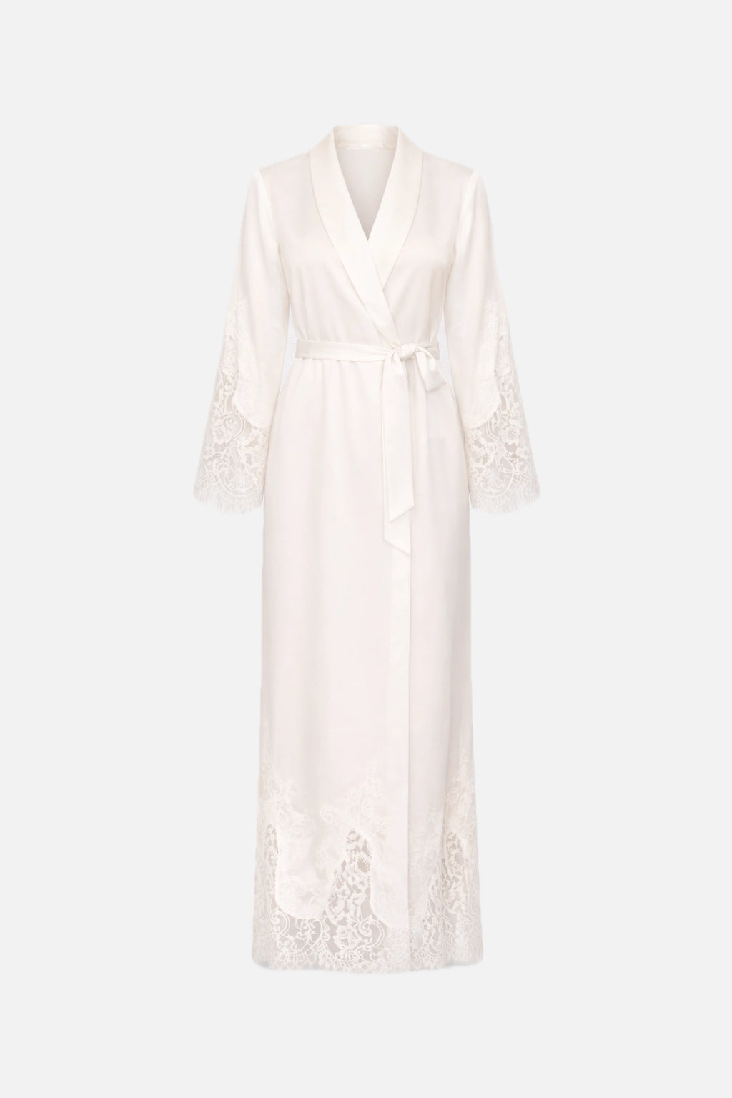 Celeste | Lace Satin Bridal | Badjas