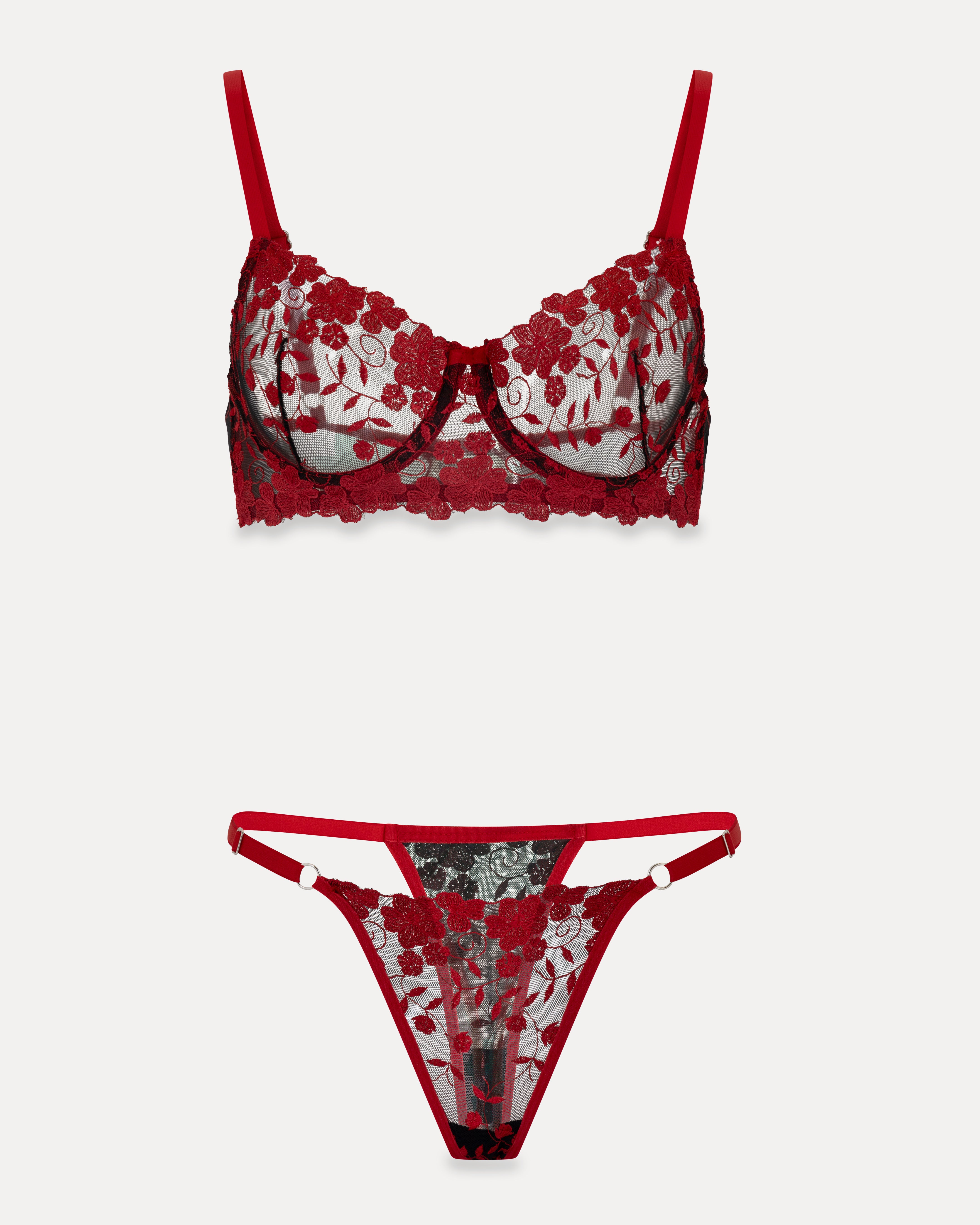 Nuit Rouge | Tweedelige set